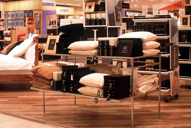 A display of Jasper Conran merchandise after a store revamp in September 1998.
