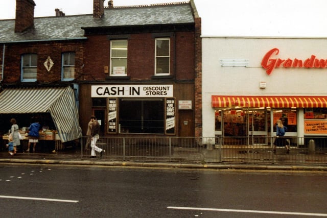 The Dewsbury Road store is featured in this photo dating back to August 1980. Shoppers can be seen walking along the street.