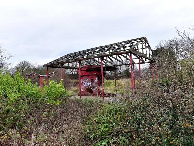The chairlift station at what was Mr Marvels, which began life as Scarborough Zoo and Marineland, a major crowd-puller.