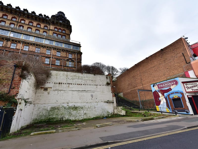 The windmill site on the seafront hasn't had the same attention as its much bigger near-neighbour, the land where the Futurist stood. It's been like this for decades.