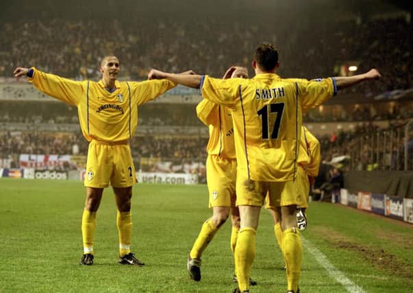 Enjoy these photo memories of Leeds United's 4-1 win against Anderlecht in February 2001. PIC: Getty