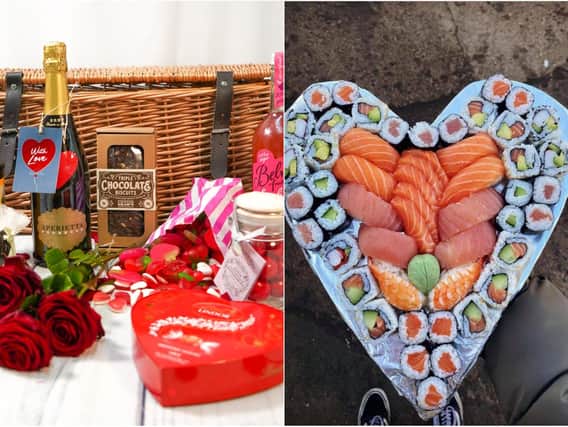 Arrow Fresh and Waki Maki sushi have edible Valentine's gifts on offer this weekend.