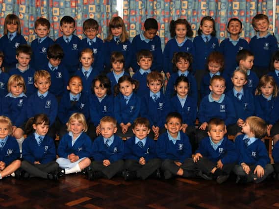 New starters at Pannal Primary School in 2008.