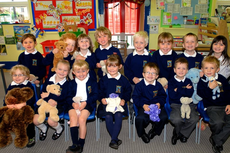 New starters at Killinghall Primary School in 2008.