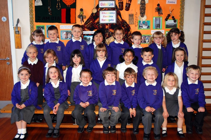 New starters at St Joseph’s Primary School in 2008.