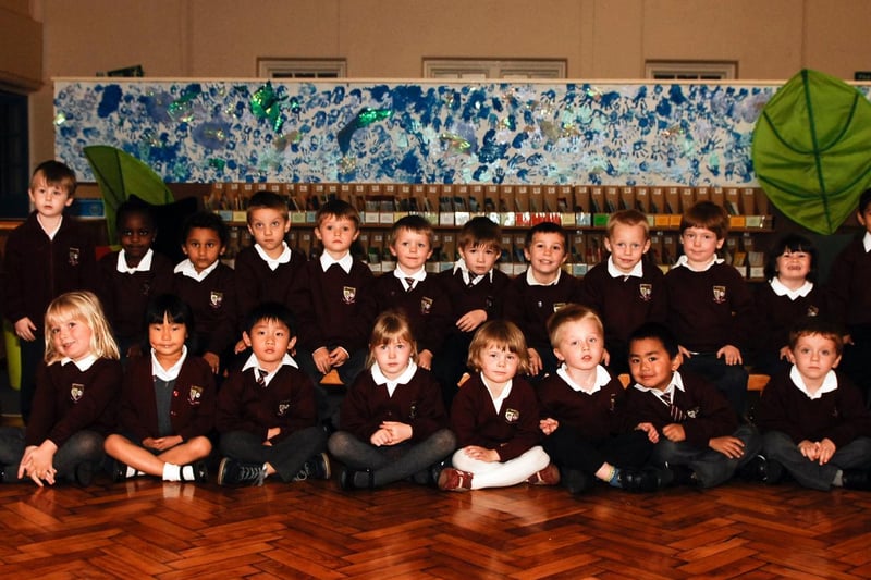 New starters at Grove Road Primary School in 2008.