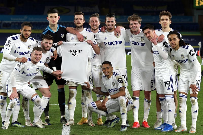 Leeds United pay respects to Kalvin Phillips' "Granny Val" after her untimely passing  last week.