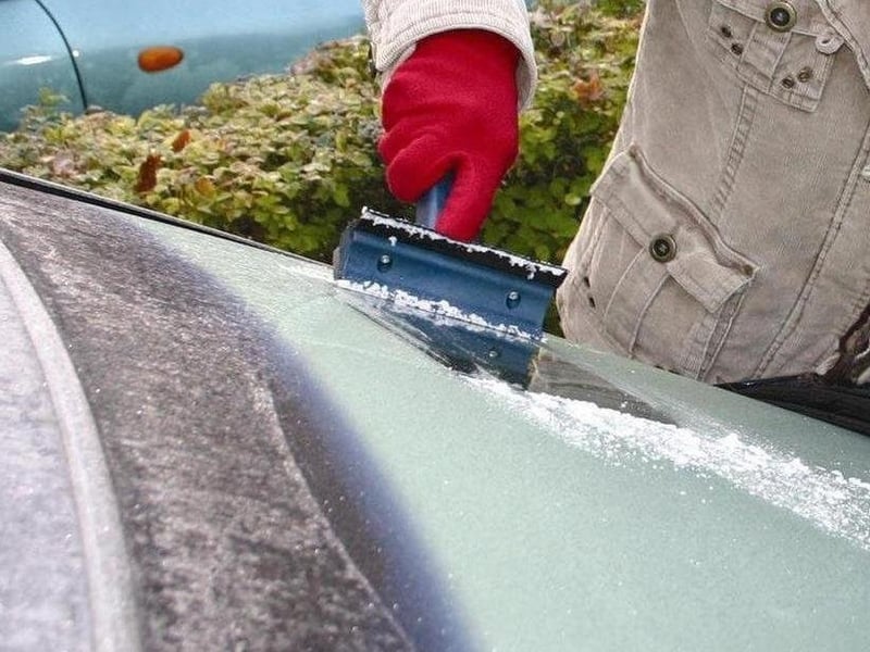 If your windscreen is obstructed in any way and you’re involved in an accident your insurance claim would be void. Whether it's by frost, dirt or too many air fresheners hanging from your rear-view mirror.
