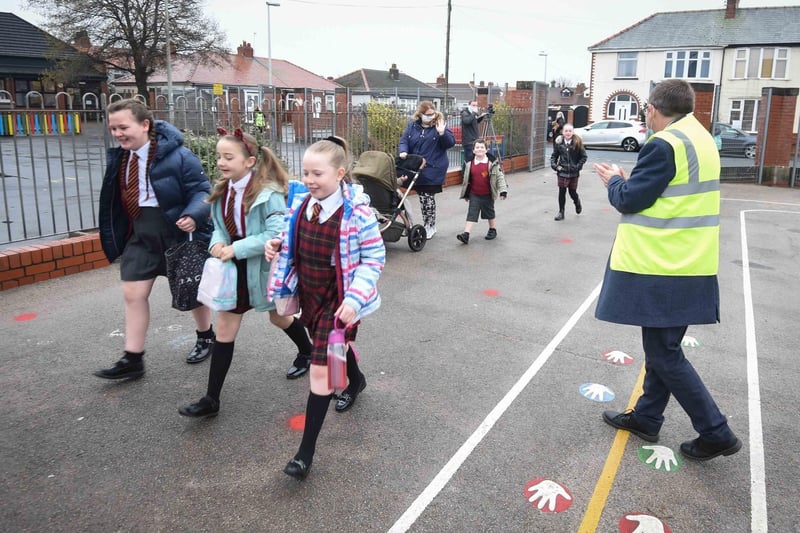 Children are welcomed back to Roseacre Primary Academy