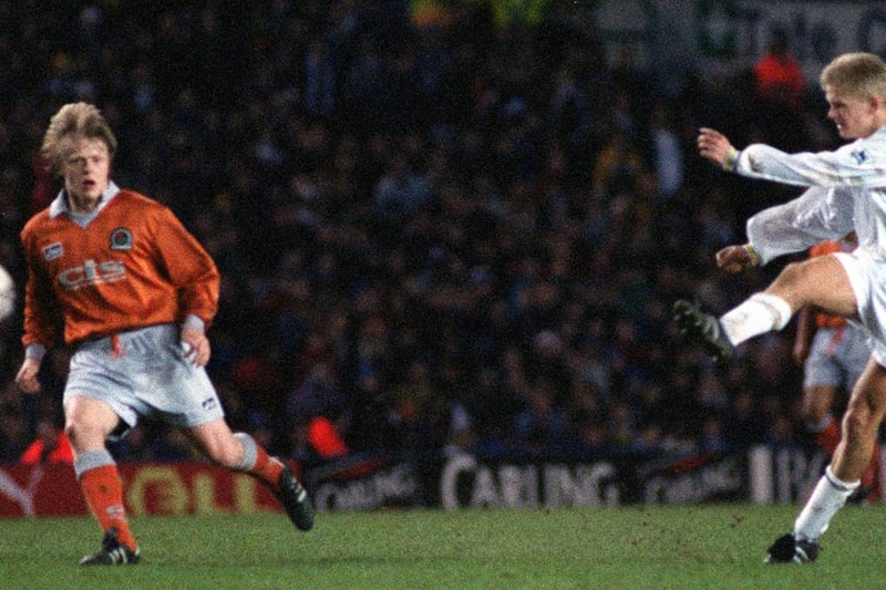Alf-Inge Haaland scores from a long range shot to complete the rout.