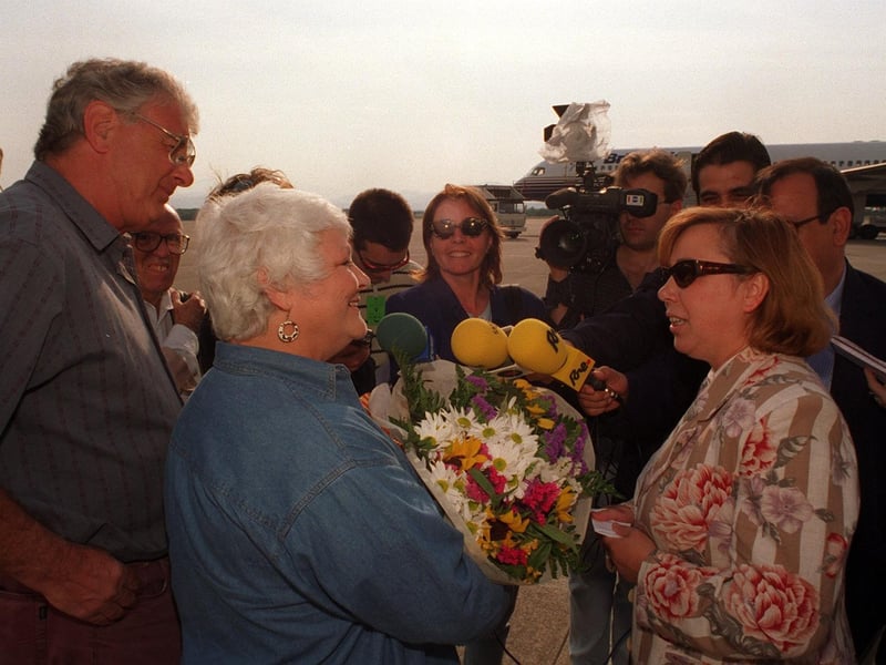 Retired Bramley couple Bill and Maureen Hall became instant celebrities when they stepped off a Britannia Airways flight from Leeds Bradford Airport. They enjoyed VIP treatment as the 20 millionth customers to visit Gerona Airport in Spain.