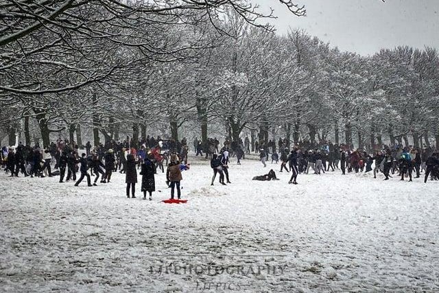 Of course there was the small matter of a snowball fight in Woodhouse Moor which ended up landing two men with a £10,000 fine each for having organised it. Photo: Liam Ford