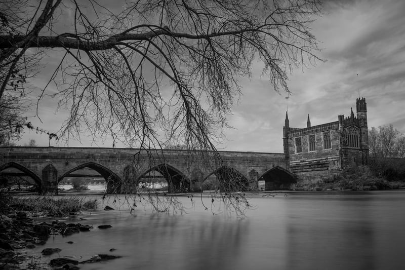 Chantry Bridge looked dark and mysterious in this photo from Matthew Atmore.