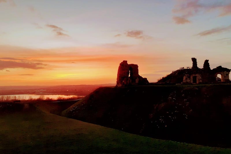 Mary Ann Arkley added her snap of a sunset at Sandal Castle to the mix.