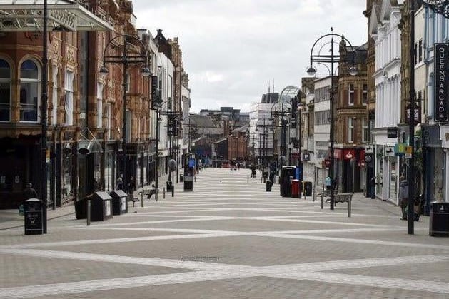 Remember this? When lockdown first began in March 2020, the streets of Leeds were soon barren and empty