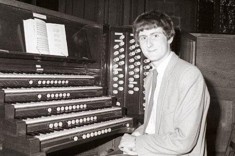 Keith Wright Wakefield Cathedral assistant organist in 1984