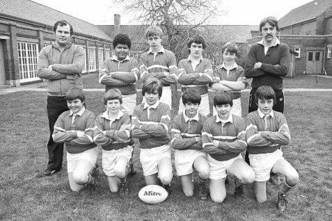Wakefield schools RL team in 1985