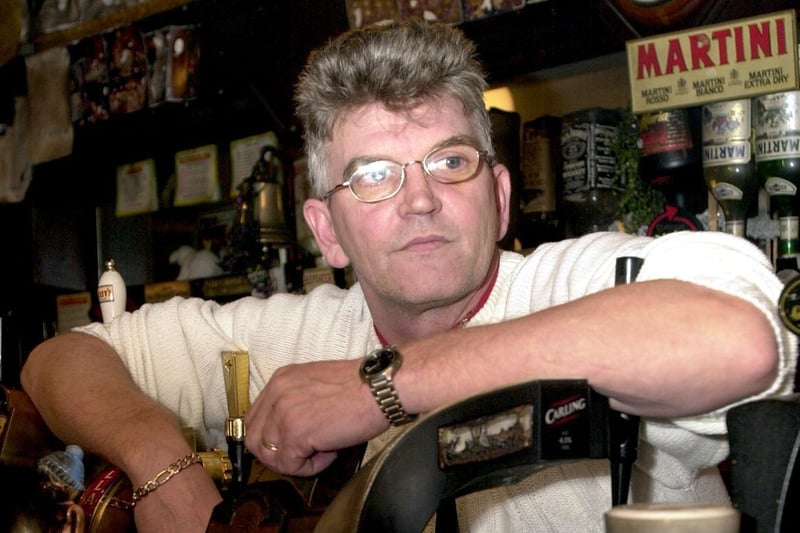 Do you remember Geoff Franks? He was landlord of The Monkswood Pub at Seacroft. He is pictured in January 2002.