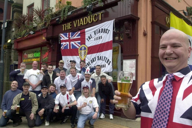 Do you remember landlord Les Hince, pictured with regulars at The Viaduct pub on Lower Briggate? They were sponsored by four pubs for a trip to Japan for the 2002 World Cup.