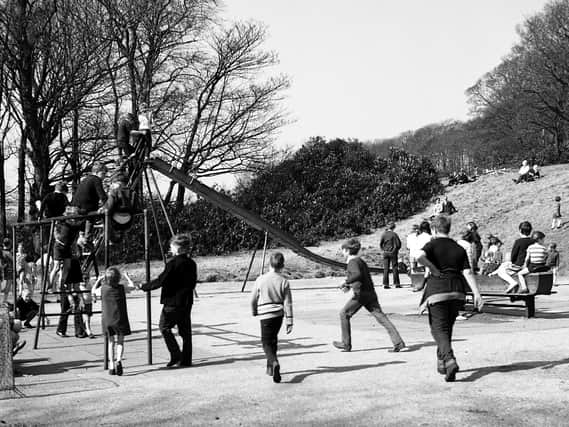 Easter visitors at Haigh Hall in 1969