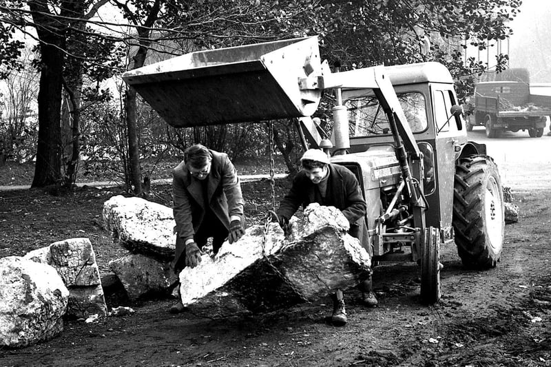 Wigan's busy parks and gardens department prepare for Easter visitors in 1969