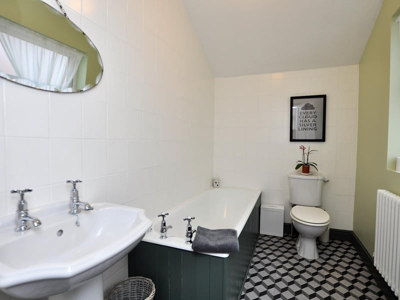 A second bathroom is a great addition to this family home