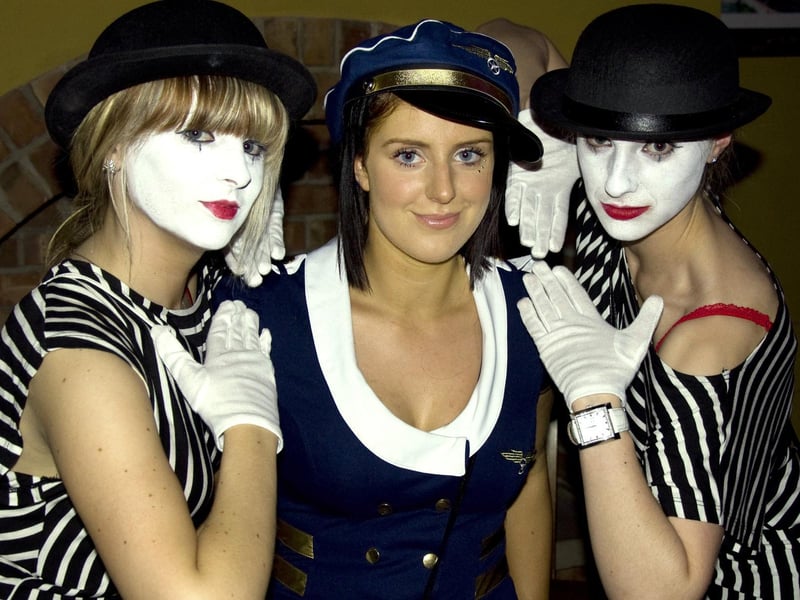 Katherine, Eryn and Katie out for Eryn's 22nd birthday, in 2009.