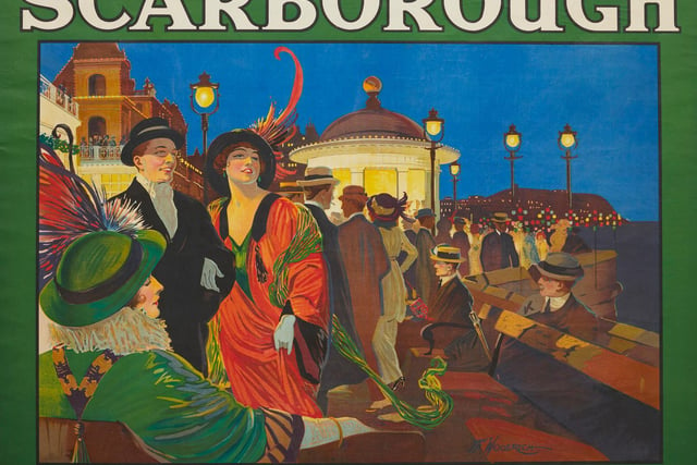 Classic seaside poster of Scarborough