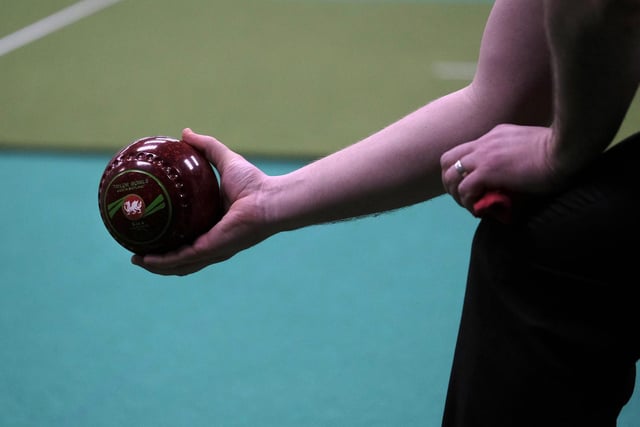 Wales get ready to bowl at the British Isles Short Mat bowls Championship

Photo by Richard Ponter