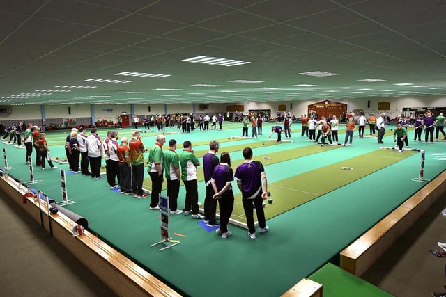 The British Isles Short Bowls Championship at Scarborough Indoor Bowls Centre