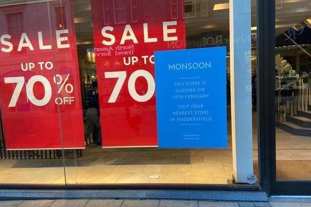 The Monsoon store in the White Rose may have closed last year but the Accessorise store remained open.