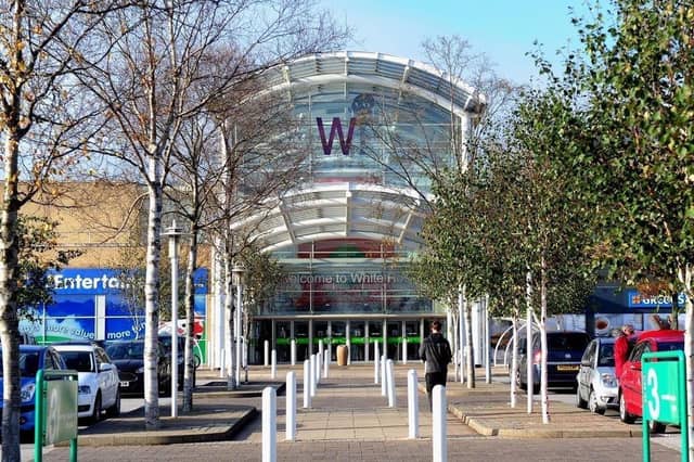 The White Rose houses over 100 stores.