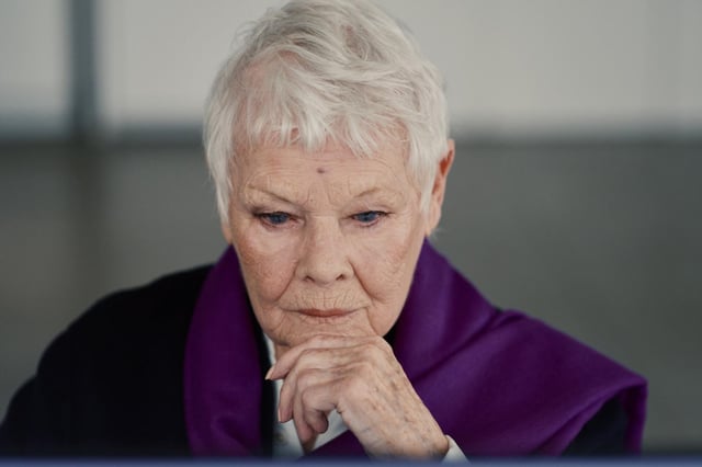 Academy Award-winning actress Dame Judi Dench in her first-ever commercial.