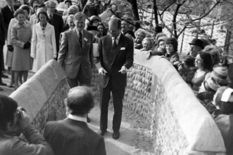 Duke of Edinburgh opens Woodland Walk 4/5/74