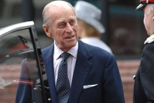 Prince Philip says his goodbyes