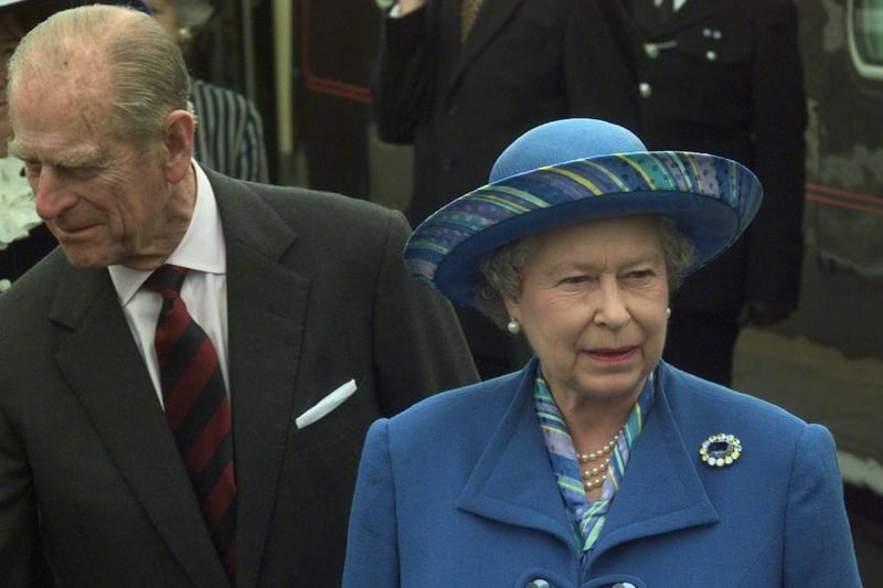 The Queen and Prince Philip came to Morecambe in 1999 to unveil the Eric Morecambe statue.