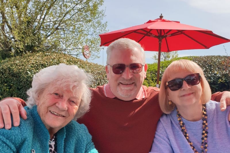 Another one from Adrienne's day out. She added: "Four generations together but social distancing of course. It was wonderful, particularly as the sun shone!"