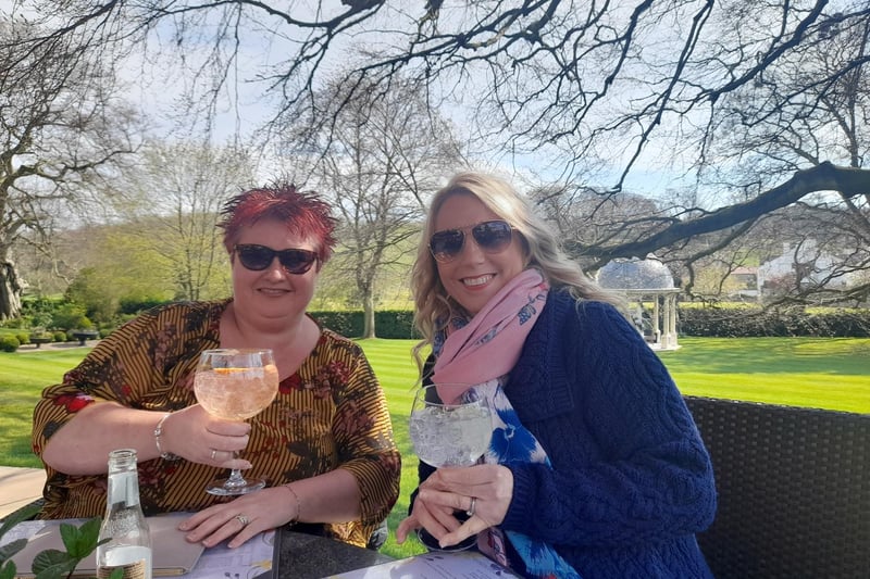 Faye said: "Wentbridge House dinning on the terrace Saturday was amazing.Fabulous to get out again with friends and enjoy the freedom."