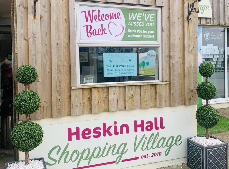 Heskin Hall Shopping Village, Wood Lane, Heskin, Chorley
At Heskin Hall they believe they  have created the perfect shopping day out in Lancashire.
Set in the heart of the countryside, surrounded by rolling hills, Heskin Hall Shopping Village offers visitors a wide range of unique retail shops all under one roof. Unlike the high street, no two outlets are the same, offering an range of products and services.
The location of the shopping village offers easy access from most towns and cities. And with free parking and free entry, it’s a great destination for a day out.
Visit www.heskinhallshoppingvillage.co.uk/