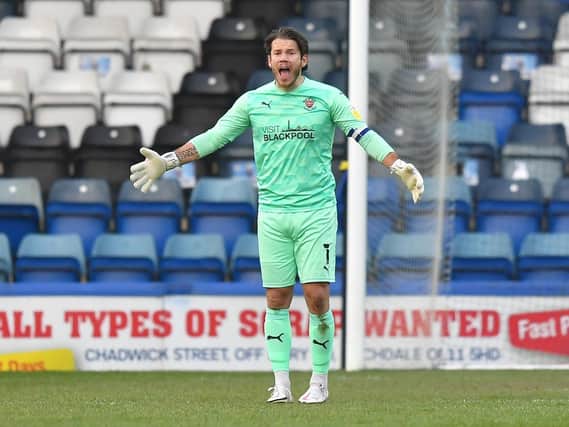 Chris Maxwell had no chance with Rochdale's winning goal