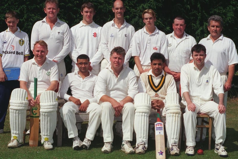 Otley Town CC pictured in August 1998. The team played in Division 2 of the Leeds and District League.