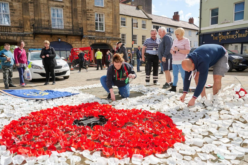 The display was originally made to honour Remembrance Day 2020, but it made a welcome comeback for RBL 100