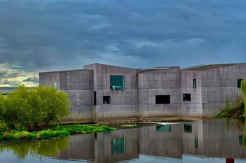 The Hepworth looked especially dramatic in Steve Turner's photo, set against a stormy sky.