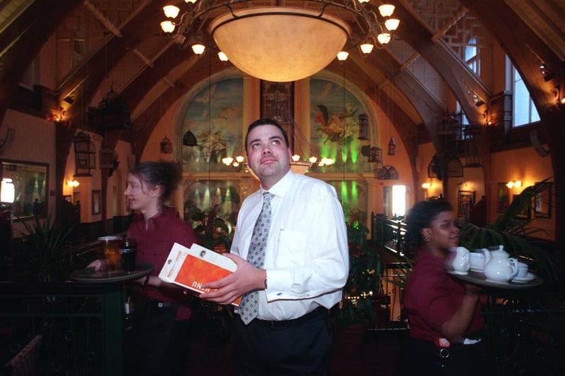 Inside the city centre's new bar on the block. Rat & Parrot opened in April 1998. Pictured is general manager Pip White.