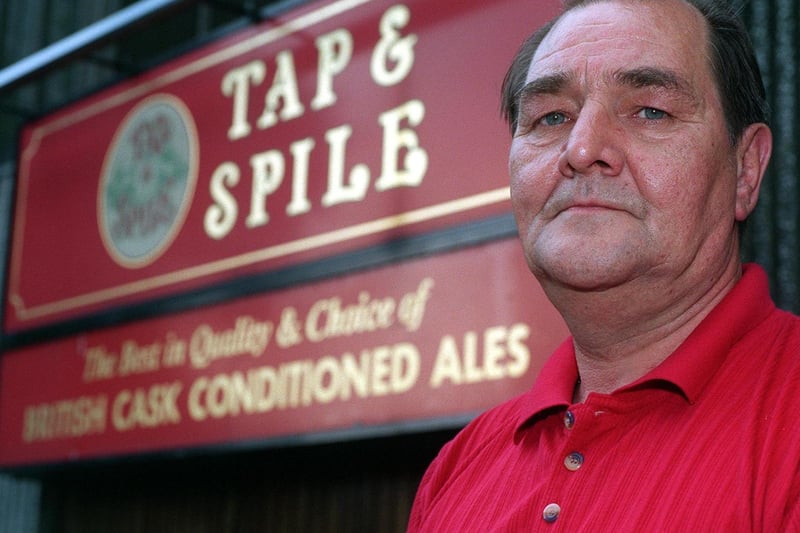 June 1998 and last orders were due to be called at the Tap & Spile in the city centre. Pictured is publican Ralph Hartley.