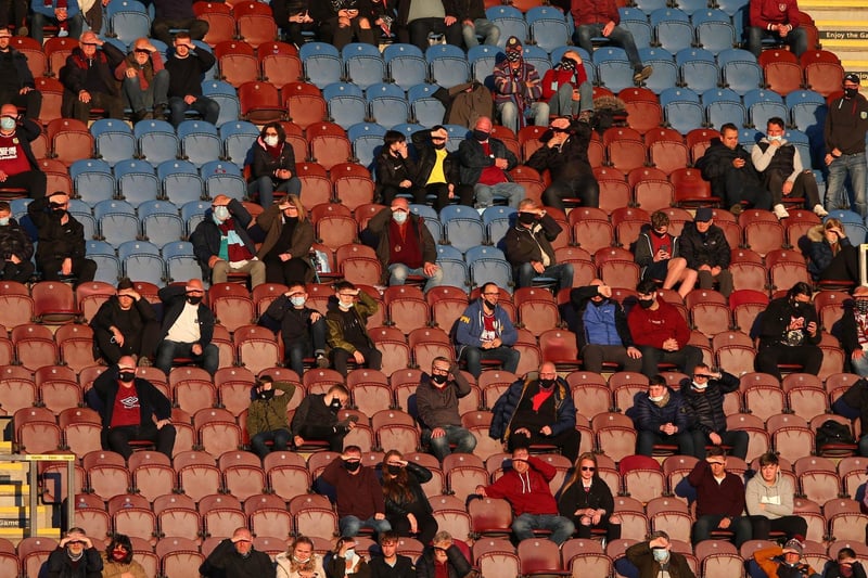 Burnley v Liverpool fan photos. Photo: Getty.