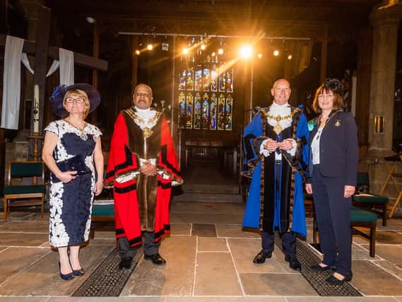 Calderdale Council's Mayor Making ceremony held at Halifax Minster.