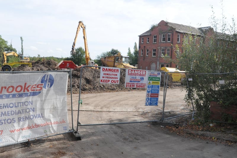 September 2016 - the last buildings are demolished to make way for new housing.