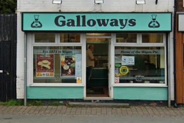 Galloways,153 Poolstock, Wigan  - scored five in food hygiene.