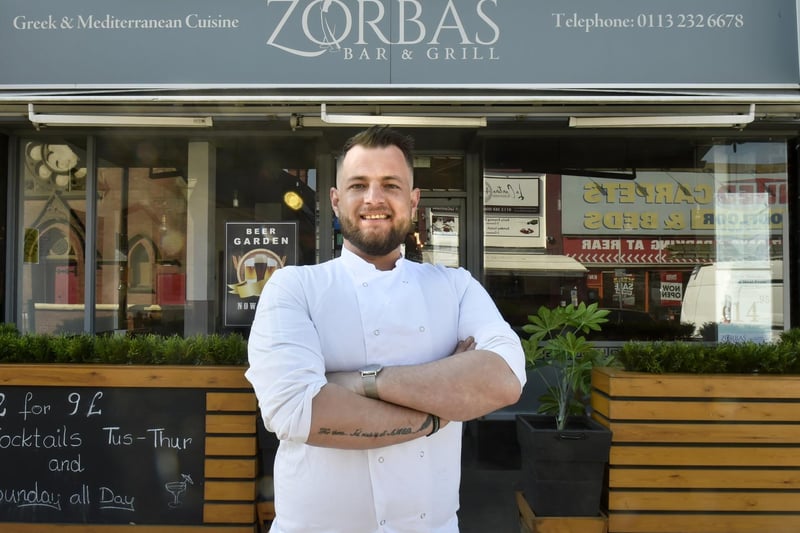 Located in the heart of Cross Gates, Zorbas Bar and Grill is a family-run restaurant bringing a taste of the Mediterranean to diners in east Leeds. The menu includes classic meat dishes with steak, lamb ribs and chicken, traditional Greek moussaka and Mediterranean-inspired pasta, risotto and fish dishes.

Pictured is head chef and owner Besmir